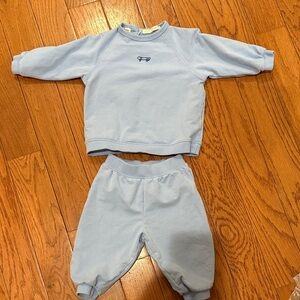 Zara Baby Light Blue Matching Set
